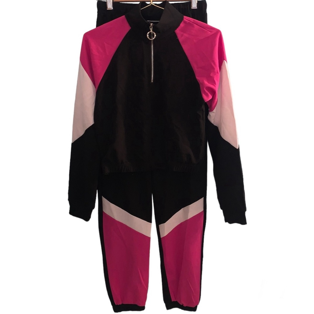 Peachy girl tracksuit set (pants & jacket)